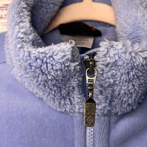 Patagonia Synchilla Fleece Full Zip Jacket Womens M Sherpa Mesh Pockets Blue - Picture 6 of 15